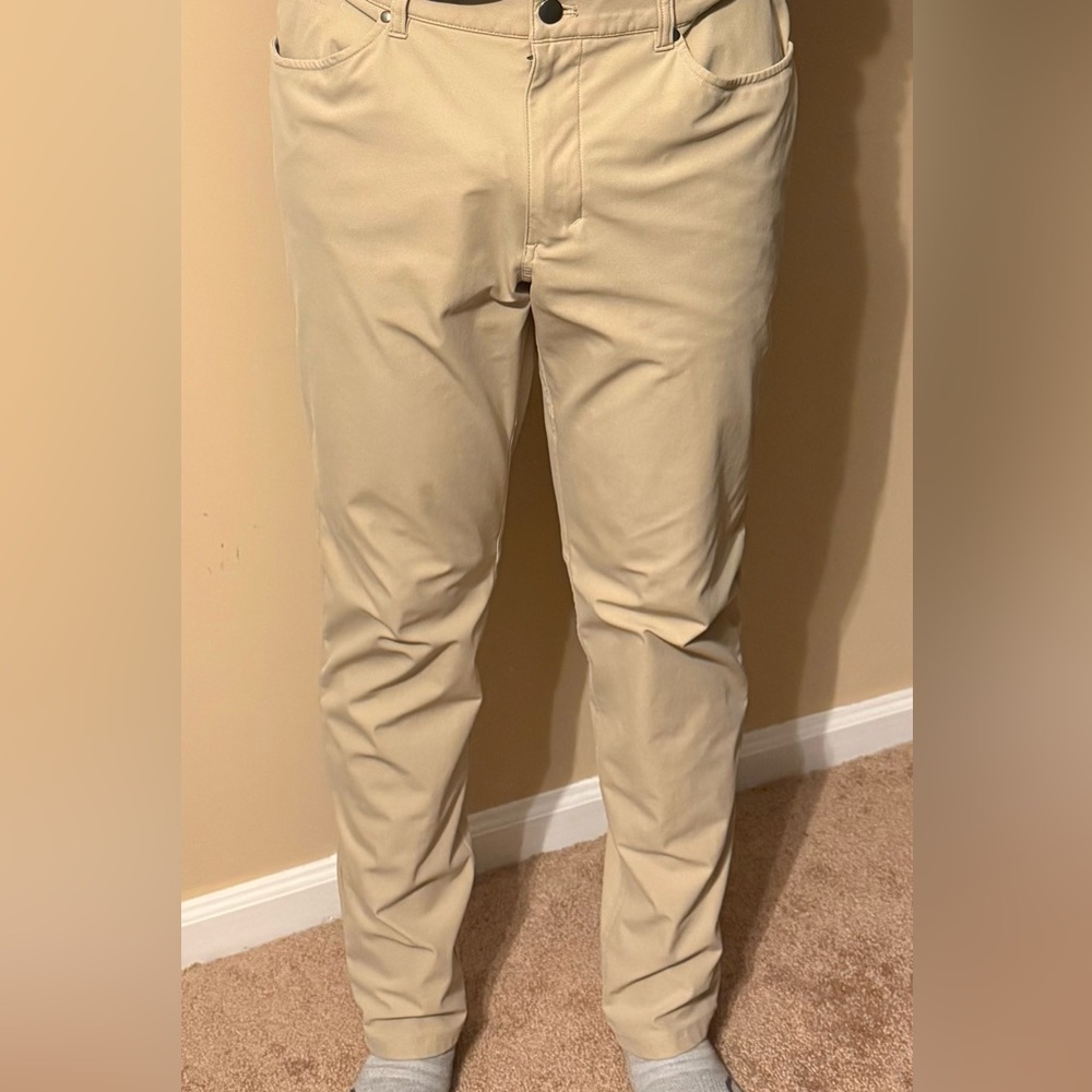 Lululemon ABC Slim-Fit 5 Pocket pants, wrinkle-resistant Warpstreme™ (36x32)